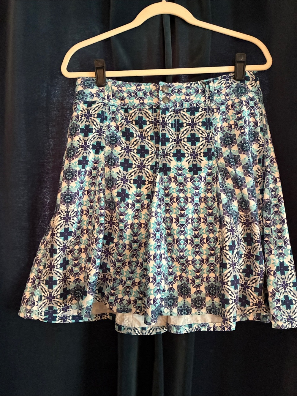 Athleta Blue Purple and White A-Line Women’s Skort